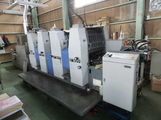 リョービ 524HXX 菊四裁 4色オフセット印刷機 HP842-1